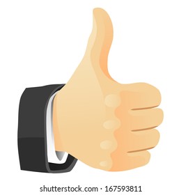 Hand sign. Vector illustration.