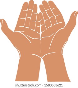 Hand signal icon design, Emoticon human finger gesture palm communication and people theme Vector illustration