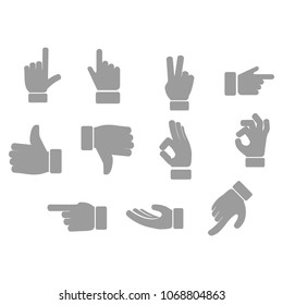 Hand signs icon