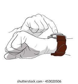 hand sign,what time is this