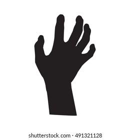 hand silhouette vector