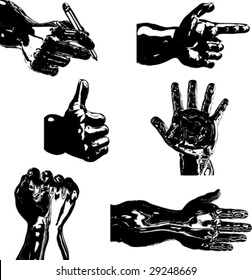 Hand Silhouettes