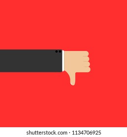 Hand. Sing No. Vector icon