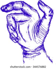 hand, sketch