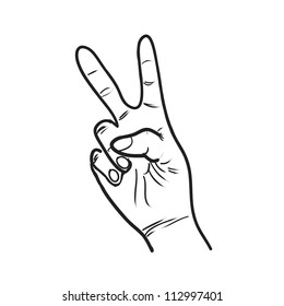 hand sketch drawing vector