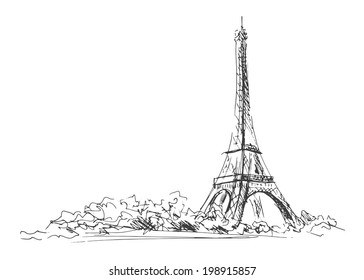 Eiffel Tower Vector Images Stock Photos Vectors Shutterstock
