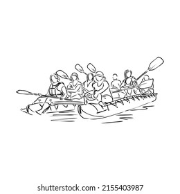 903 Rafting sketch Images, Stock Photos & Vectors | Shutterstock