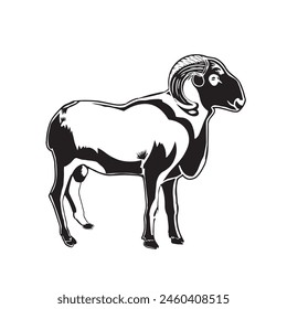 hand sketch, sheep icon, sacrifice icon, Eid al-Adha vector