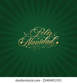 Handskizzierte Feliz Navidad Karte, Abzeichen, Ikone Typografie. Schriftzug Feliz Navidad zu Weihnachten, Neujahrsgrußkarte, Einladungsvorlage, Banner, Poster. 