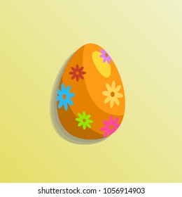 Hand sketched Happy Easter text as Pascha logotype, badge and icon. Drawn Resurrection Sunday postcard, card, invitation, poster, banner template lettering typography. Seasons Greetings