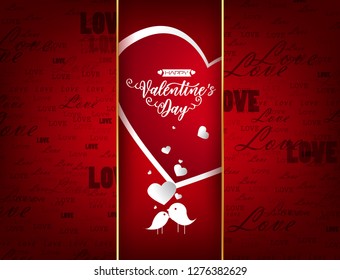Hand sketched Happy Valentine's Day text as Valentine's Day logotype badge/icon. Valentine's Day poster/card/invitation/banner. 
Romantic quote vector lettering typography. Valentine's Day calligraphy