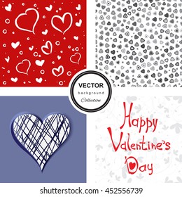 Hand sketched Happy Valentine's Day text as logotype, badge, icon, postcard, card, invitation, banner template. Romantic quote vector lettering typography.