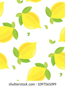 Hand sketched Lemon seamless background, texture, textile, pattern. Vector illustration. Great for gift paper, cover, tissue, cloth, fabric, material. Summer vibes.