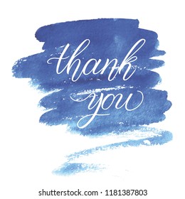 Hand sketched lettering typography sign. Thank you. Poster template  Greetings for logotype, badge, icon, card, postcard, logo, banner, tag. vector illustration EPS 10