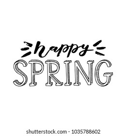 Hand sketched lettering typography.  Trendy lettering art. Drawn inspirational quotation, motivational quote. Ready-to-print design template. Clothes badge,icon,logo,banner,tag. Vector illustration.