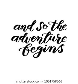 Hand sketched lettering typography.  Trendy lettering art. Drawn inspirational quotation, motivational quote. Ready-to-print design template. Clothes badge,icon,logo,banner,tag. Vector illustration.