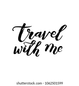 Hand sketched lettering typography.  Trendy lettering art. Drawn inspirational quotation, motivational quote. Ready-to-print design template. Vector illustration.