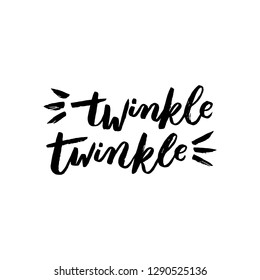 Hand sketched lettering typography.  Trendy lettering art. Drawn inspirational quotation, motivational quote. Ready-to-print design template. Vector illustration.