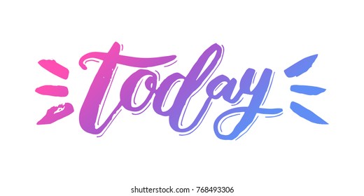 Hand sketched lettering typography.  Trendy lettering art. Drawn inspirational quotation, motivational quote. Ready-to-print design template. Clothes badge,icon,logo,banner,tag. Vector illustration.