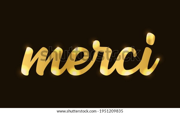 Voici Une Citation Du Merci En Image Vectorielle De Stock Libre De Droits Shutterstock