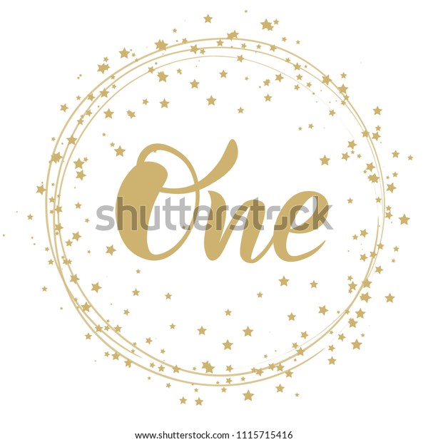 Hand\
sketched One word for logo, sticker, badge, print, baby birthday,\
invitation, greeting card, t-shirt design. Lettering typography for\
First year anniversary. Vector\
illustration.