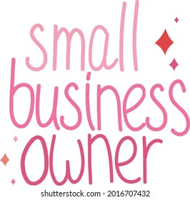 Hand esbozó la cita de SOPORTE para PEQUEÑOS NEGOCIOS como anuncio, banner web. Cartas para banner, cabecera, anuncio, anuncio.