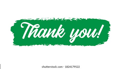 Hand sketched Thank You quote. Lettering for banner, flyer, poster, ad, web, invitation, card