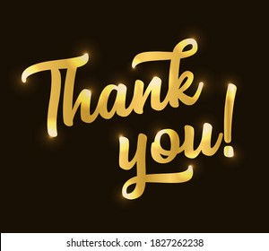 Hand sketched Thank You quote. Lettering for banner, flyer, poster, ad, web, invitation, card.