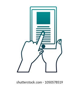 Hand with smartphone