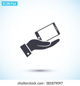 Hand smartphone Icon