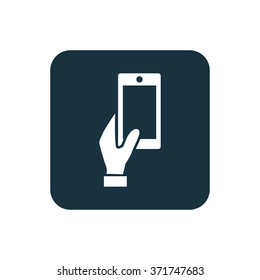 hand smartphone Icon Vector