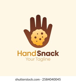 Hand Snack Logo Design Template. Good for Business, Agency, Community and Organization
