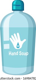 Hand soap antibacterial prevent Covid-19 illustration