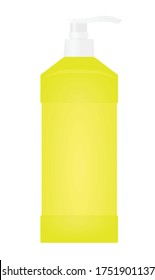 Hand soap bottle. vector illustration
