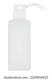 Hand soap bottle. vector illustration