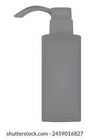 Hand soap bottle. vector illustration