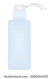 Hand soap bottle. vector illustration