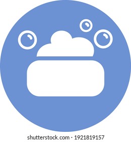 Hand soap, illustration, vector on white background.