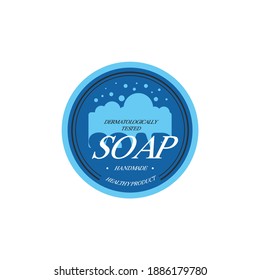 hand soap label collection logo