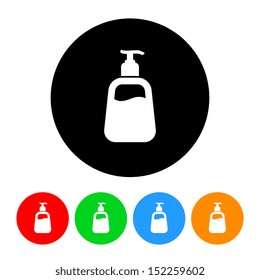 Hand Soap Lotion Icon Stock Vector (Royalty Free) 152259602