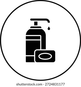 Hand Soap, Vektorsymbol. Kann für Druck-, Mobil- und Web-Anwendungen verwendet werden.