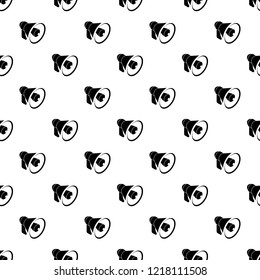 Hand speaker pattern vector seamless repeating for any web design