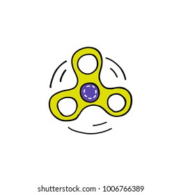 hand spinner doodle icon