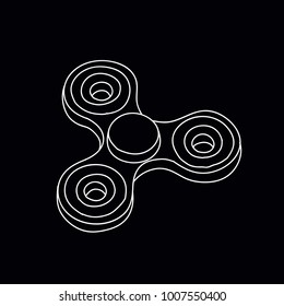 hand spinner doodle icon