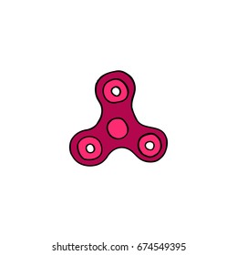 hand spinner doodle icon