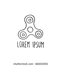 hand spinner doodle icon