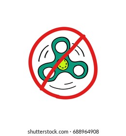hand spinner doodle icon