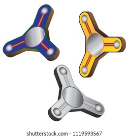 Hand spinner. Fidget toy for increased focus, stress relief.