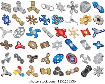 Hand spinner. Fidget toy for increased focus, stress relief.