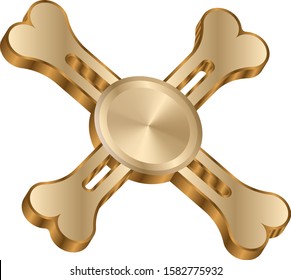 Hand spinner. Fidget toy for increased focus, stress relief.